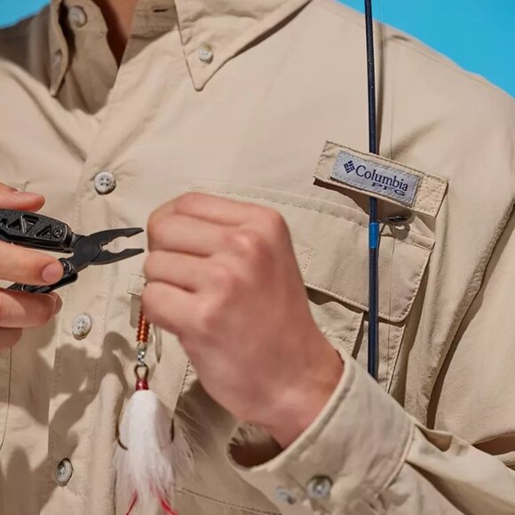 NWOT Columbia Men’s PFG Bahama II Long Sleeve Fishing/Boat Shirt – Size Large - Picture 8 of 12